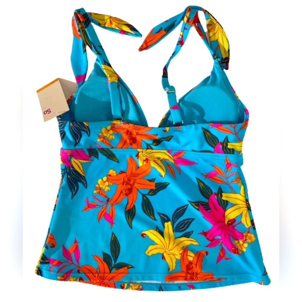 NWT-SO 🌸Floral Print Women's swim Top - Picture 4 of 4